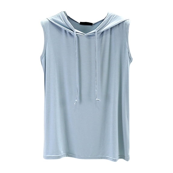 Women's Summer Sleeveless Hooded Tank Top T Shirt for Athletic Relaxed Breathable B Women Blending Shirts Women's Short Sleeve T-Shirt(XXL)