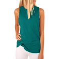 thumbnail image 1 of Women's Summer Sleeveless T Shirts Solid Color Casual Vest, 1 of 2