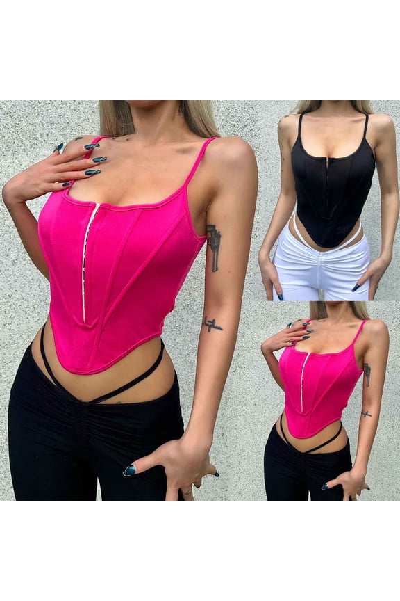 Women's Summer Sleeveless U Neck Camisoles Tank Tops Cami Blouses Solid Color Soft Stretch Casual Daily Wear Vacation Beach Loungewear Fashion Essential Gift for Women | HAODEJW,Black L