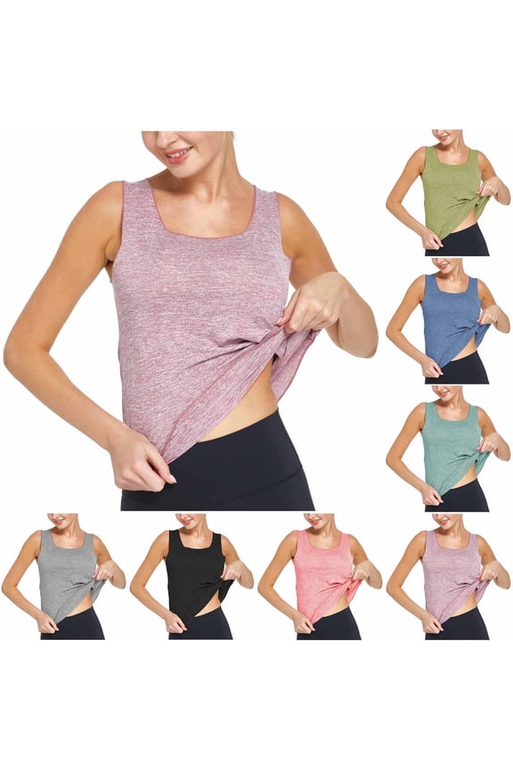 Women's Summer Sleeveless Vests Tops Camisoles Suspenders Pajamas Loungewear Breathable Soft Solid Color Casual Daily Wear Vacation Beach Fashion Essential Gift for Women