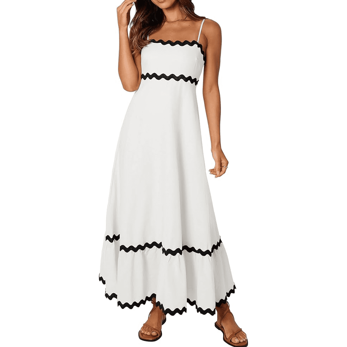 GIANA  SENSU Midi Dress 送料関税込み Zenana Women & Plus Size Ruffle Sleeve Tiered Midi A-Line