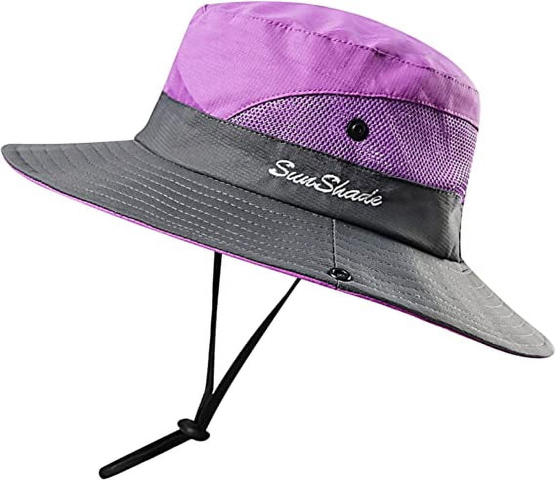 PFFY UPF 50+ Sun Bucket Hat For Women & Men - Foldable Wide Brim Fishing Beach Hat 1 thumbnail image