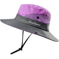 Women's Summer Sun Bucket Hats, UV Protection Beach Hats Foldable Mesh