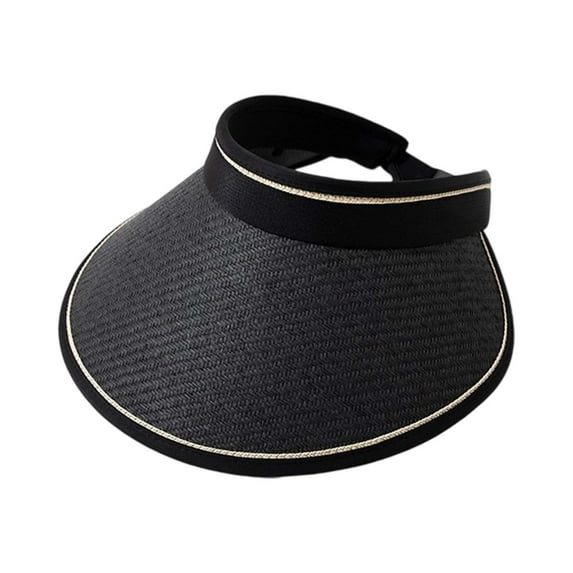 Women's Summer Sun Hat Wide Brim Breathable Outdoor Beach Hat With Windproof Strap Visors for Women Pack Woven Visor Doors Hat Beach Floppy Hats Where The Road Ends Hat Boys Sunhat Pool Caps for Women