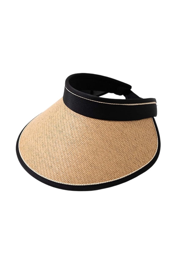 Women's Summer Sun Hat Wide Brim Breathable Outdoor Beach Hat With Windproof Strap Visors for Women Pack Woven Visor Doors Hat Beach Floppy Hats Where The Road Ends Hat Boys Sunhat Pool Caps for Women