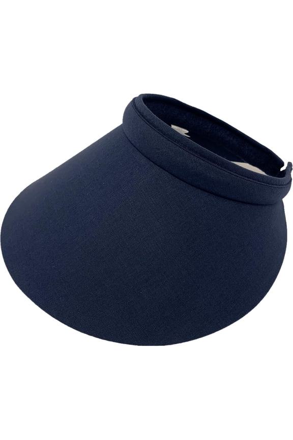 Women's Summer Sun UV Protection Visor Wide Brim Clip on Beach Pool Golf Cap Hat