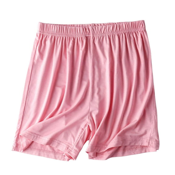 Women's Summer Thin Casual Pajama Shorts - Loose High Waist Elastic Waistband, Linen-Like Polyester, Machine Wash Cold - M-XXXL Sizes