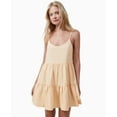 thumbnail image 1 of Women's Summer Tiered Mini Dress Creamy Orange XS, 1 of 1