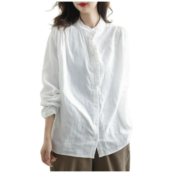 Women's Summer Tops Fashion Women's T-shirt With Long Sleeve Breathable Lightweight Easywash Loose Tee