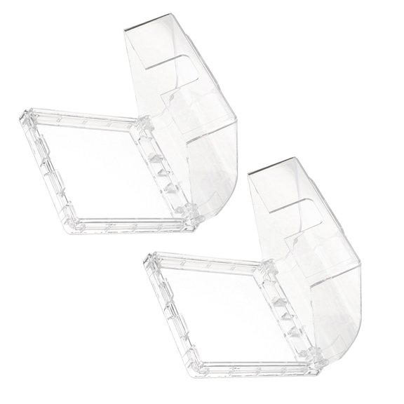 Hemobllo Outdoor Doorbell Cover, Transparent and Sturdy Plastic for Switches