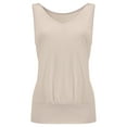 thumbnail image 1 of Women's Summer V Neck Tank Top Basic Sleeveless Casual Fit Shirts, 1 of 5