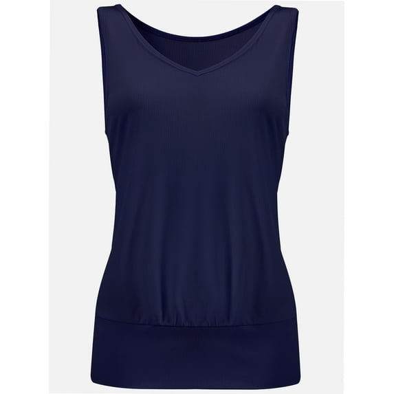 Women's Summer V Neck Tank Top Basic Sleeveless Casual Fit Shirts