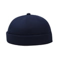 thumbnail image 1 of Women's Sun Baseball Classic Breathable Linen Brimless Adjustable Unisex Cap Baseball Hat Blue One Size, 1 of 8