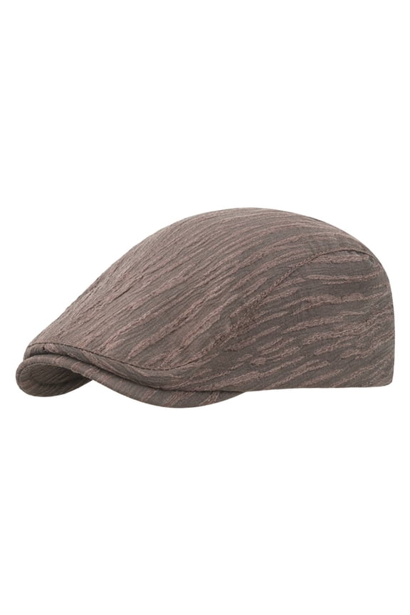 Women's Sun Baseball Retro Casual Bubble Pattern Slim‑fit Painter Forward Cap baseball hat Brown One Size