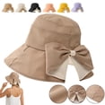 thumbnail image 1 of Women's Sun Hat Summer Hats for Women Wide Brim UPF 50+ UV Protection Breathable Foldable Design for Beach Travel Outdoor Activities,Black, 1 of 4