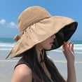 thumbnail image 1 of Women's Sun Hat UPF 50+ Hat Black Coating Straw Outdoor Hat Mens Mesh Caps Session Hat Baseball Hats for Women Fashionable Cool Cap Trucker Hat for Big Head No Cap Future Shelter Hat Snap Back Trucker, 1 of 5