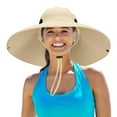 thumbnail image 1 of Women’s Sun Hat Wide Brim Breathable With Chin Strap Outdoor Hiking And Sports Hat, 1 of 8