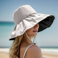 thumbnail image 1 of Women's Sun Hat Wide Brim Summer Beach Hat Outdoor Casual Sunshade Cap For Travel Gardening Fedora Hats Women Outback Hat Washable Sunhat Women Foldable Floppy Hat Women Beach Hats for Summer Hiking, 1 of 3