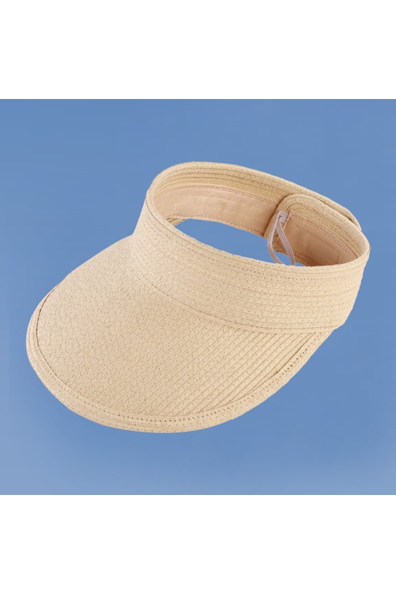 Women's Sun Hats Women'S Sun Hat Summer Outing Riding Visor Hat Foldable Cap Korean Version Of The Sun Straw Hat Women's Accessories Sun Hats