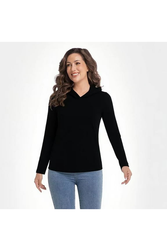 Women's Sun Hoodie Rash Guard Long Sleeve UV Protection Quick-Dry Breathable Athletic Shirt XS-XL