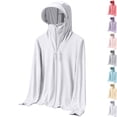 thumbnail image 1 of Women's Sun Protective Jacket Full Zip Clothing Lightweight Long Sleeve Hoodie Sun Shirt Outdoor Sports Wear Women's Cycling Wear, 1 of 4