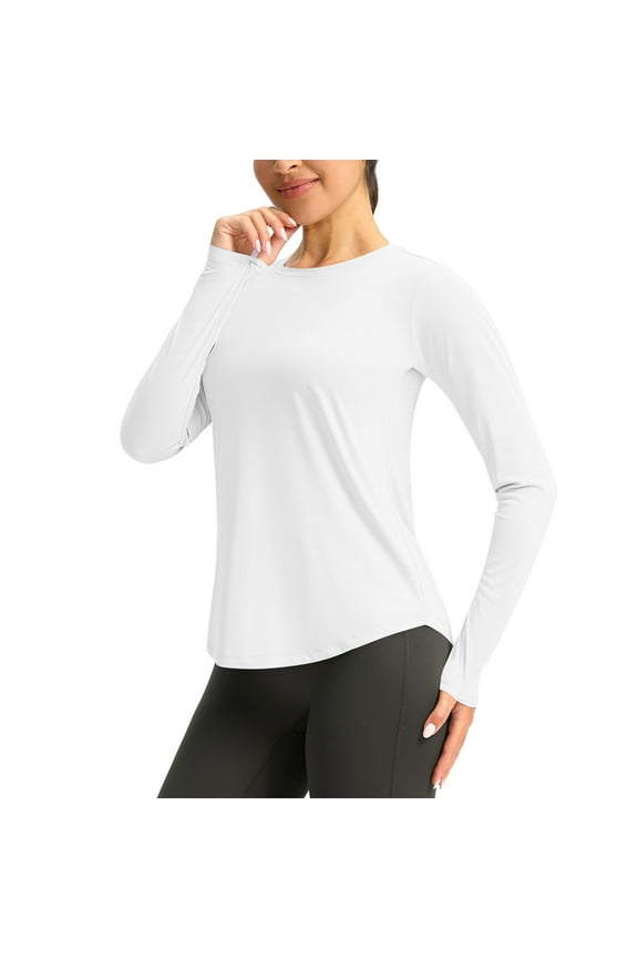 Women's Sun Shirts UPF 50+ Long Sleeve Hiking Tops 2025 Lightweight Quick Dry UV Protection Outdoor Shirt Tees