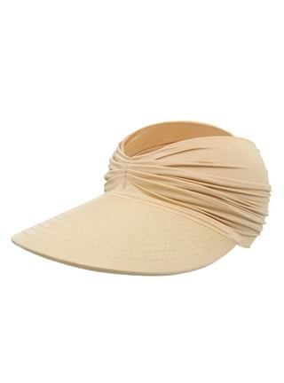 Qisiwole Extra Wide Brim Sun Visor Packable Open Top Bucket Hats Women UV Protection Beach Strap Hat Deals, Women's, Size: One size, Blue