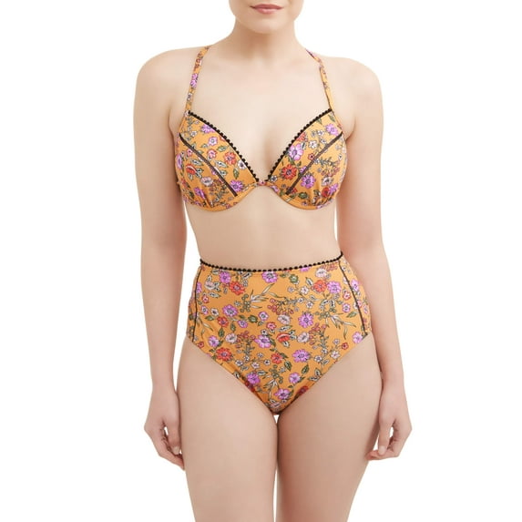 Women's Sunday Floral Push Up Swimsuit Top
