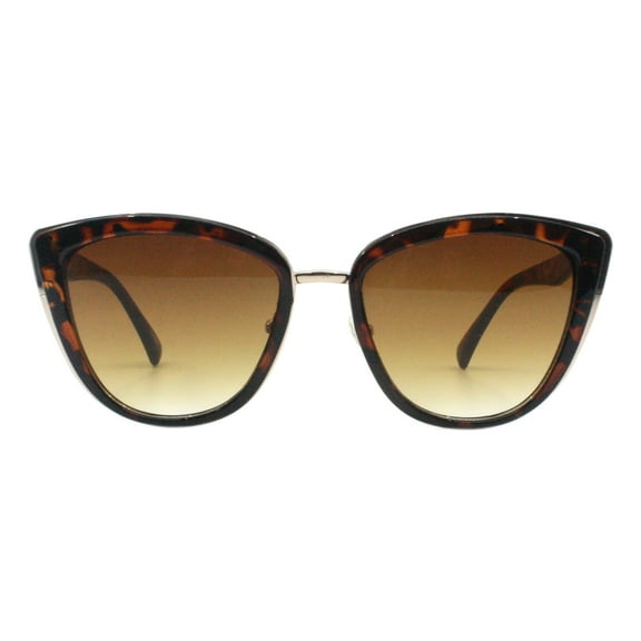 Women's Sunglasses Butterfly Double Frame Fashion Shades UV400 Tortoise Gold