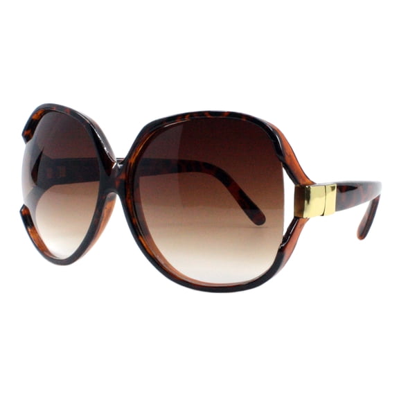 Women's Sunglasses Vintage Fashion Super Oversized Shades UV400 Tortoise