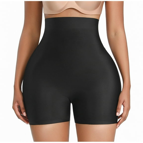 Women's Super High Waisted Shapewear Shorts - Tummy Control Compression Shorts Waist Trainer Thigh Slimmer