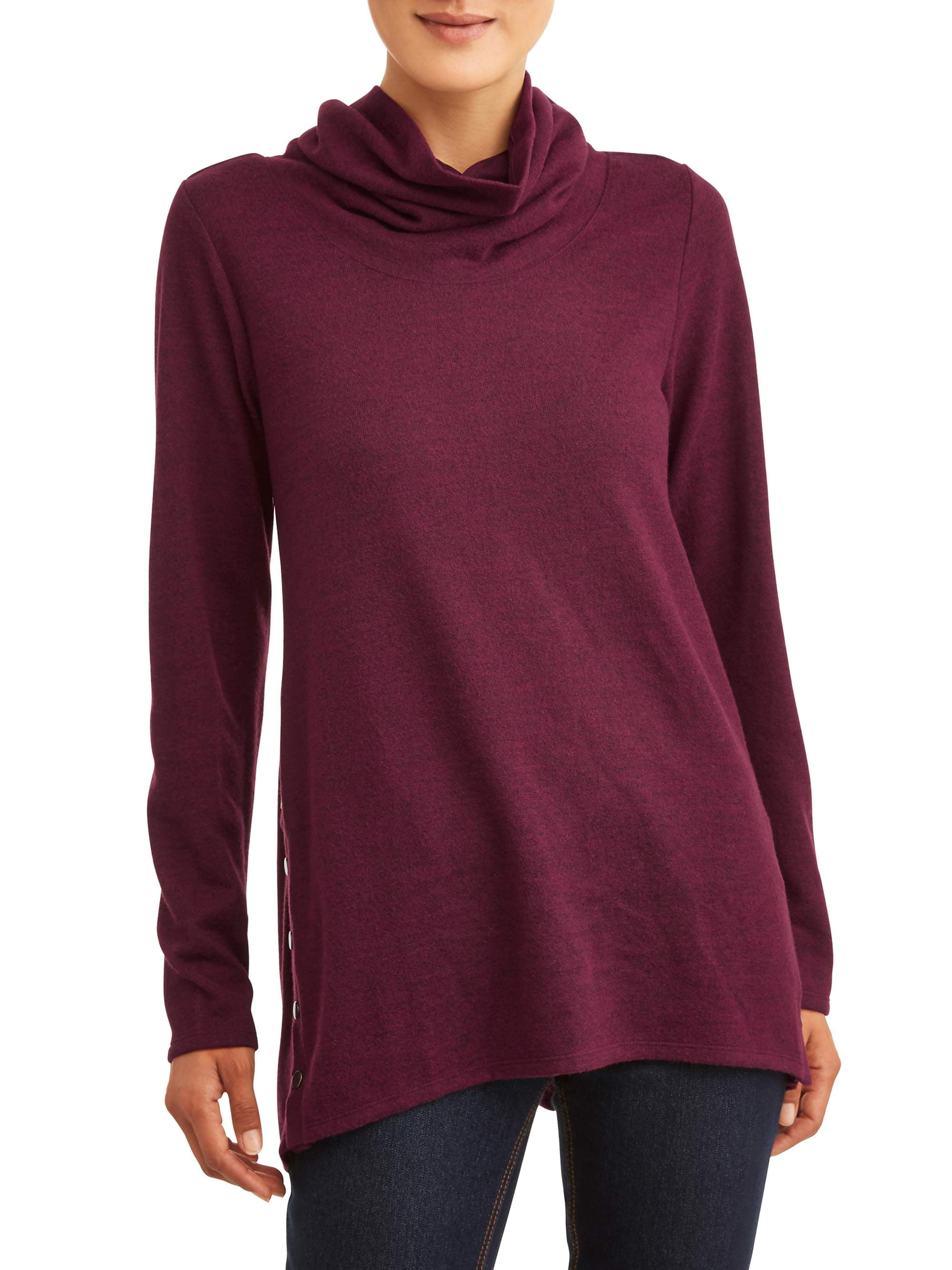 Ultra Cozy Long Sleeve Cowl Neck Tunic