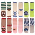 thumbnail image 1 of Women's Super Soft Warm Microfiber Fuzzy Cozy Animal Crew Socks, Asst 6d, 6 Pairs, 1 of 8
