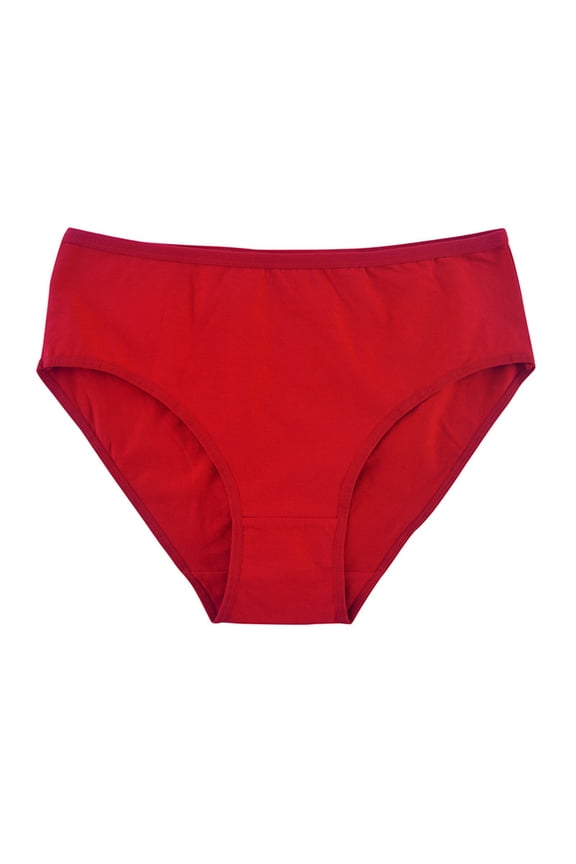 Women's Super Soft and Breathable Briefs Underwear 2025 Red XL