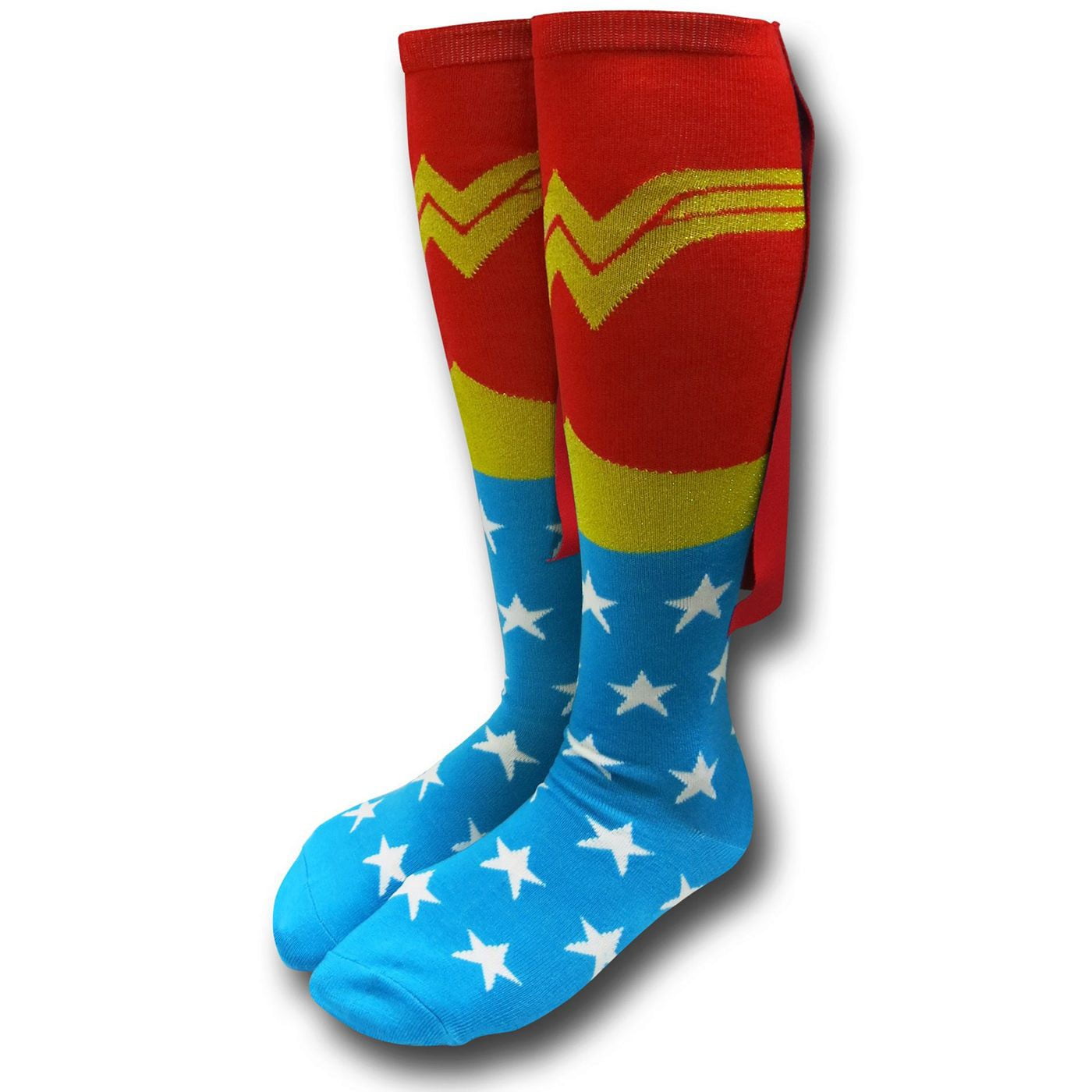 Women's Superhero Knee-High Cape Socks - Wonder Woman