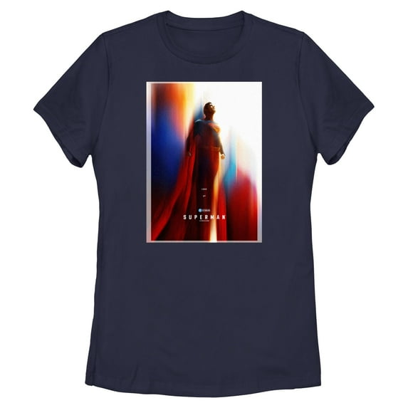 Women's Superman Look Up Movie Poster Graphic T-Shirt