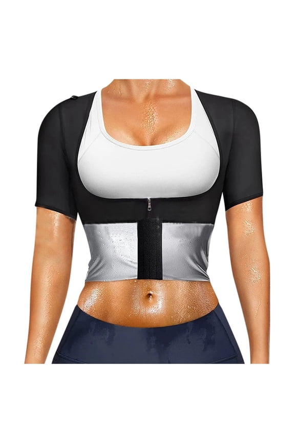 Women's Sweat Enhancing Fitness Vest Long Sleeve Workout Gear For High Intensity Training Performance Outerwear
