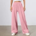 thumbnail image 1 of Women’s Sweat Pants Wide Leg Sweatpants Jogger Pants Casual Pants Comfort Sweatpants Fall Clothes, 1 of 7