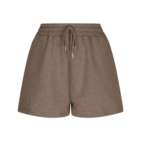 Women's Sweat Shorts with Pockets Drawstring Summer Workout Casual Lounge Shorts Soft Athletic Shorts