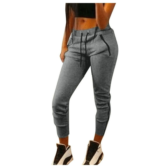 Women's SweatPants Sport Trousers For Workout,Gym,with Zipper Pockets