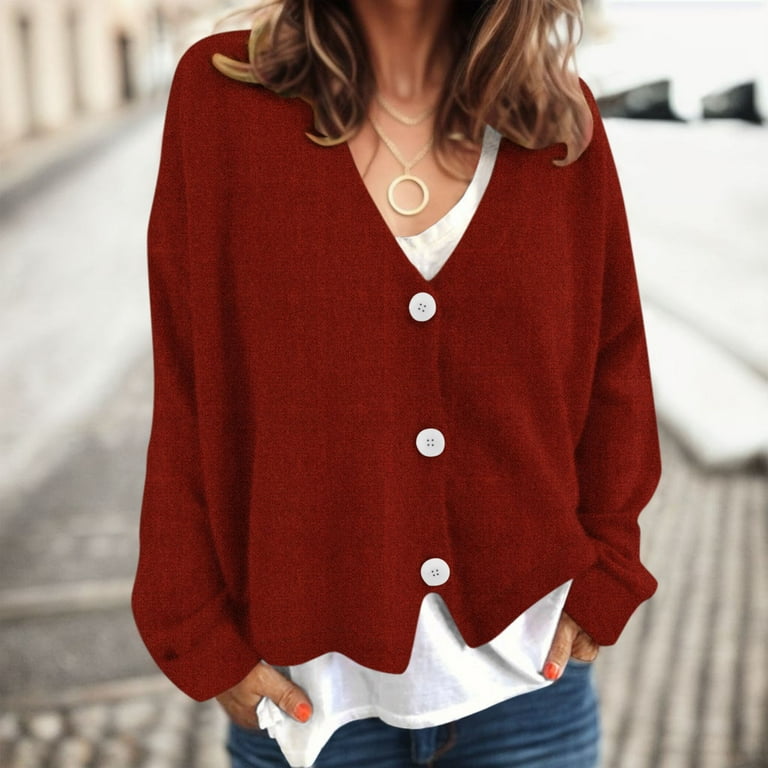 Oversized button up sweater best sale