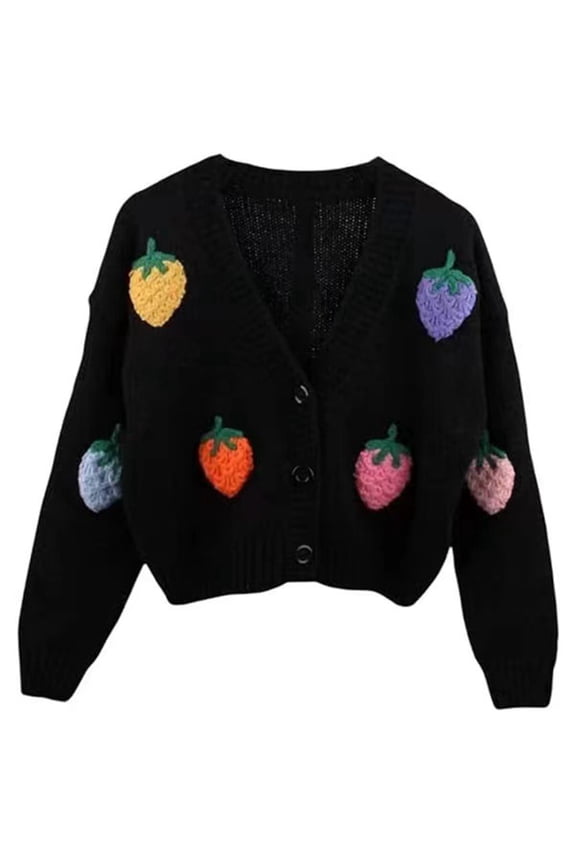 Women’s Sweater Coat Stylish Embroidered Cardigan for Fall And Winter High End Korean Design for Daily Wear Versatile Sweater Jacket
