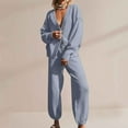 thumbnail image 1 of Women's Sweater Set Oversized Cardigan and High Waisted Pants Matching outfit, 1 of 8