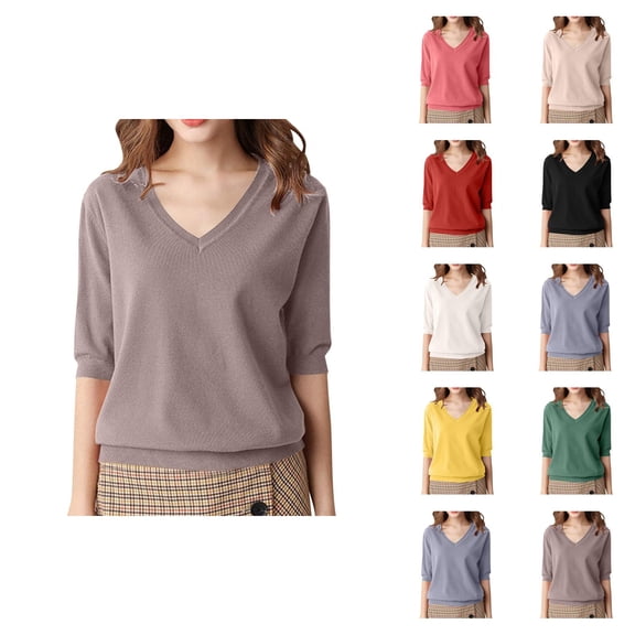 Women's Sweaters Bohemian Crochet Knit Top Lightweight Vacation Casual Style Solid Color Knit Sweater Top Crewneck Pullover Soft Comfortable Casual Long Sleeve For Fall Winter Fashion