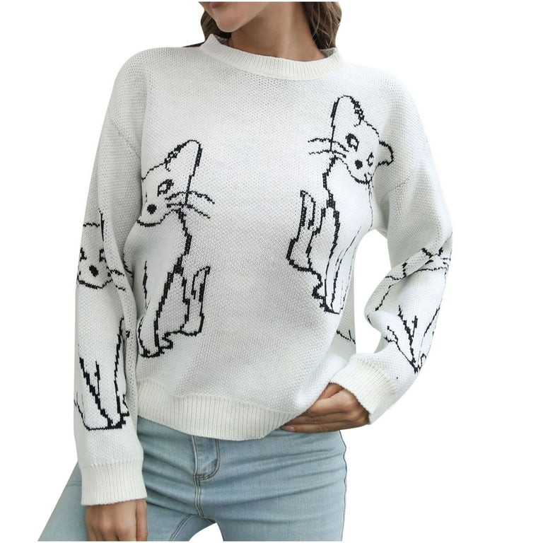Cat jumper womens best sale