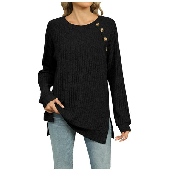 Women's Sweaters Long Sleeve Lightweight Sweaters Crewneck Pullovers Casual Sweaters Loose Fit Tops