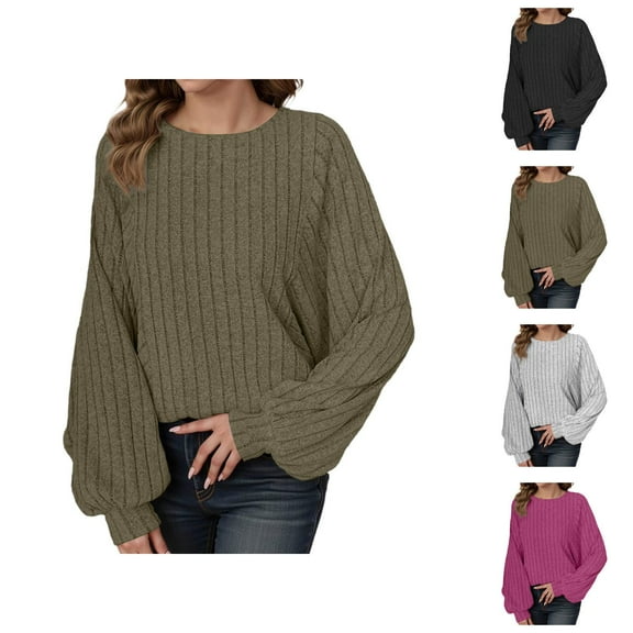 Women's Sweaters Pullover Hoodie Casual Oversized Knit Fall School Clothing Women's Cozy Oversized Pullover Sweater Soft Knit Long Sleeve Casual Tunic Top For Fall Winter Comfortable Loungewear