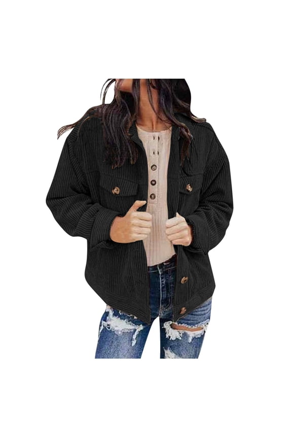 Women's Sweaters Winter Hooded Cardigans Button Up Cable Knit Coats Jackets Outerwear with Pockets Black, XXXL