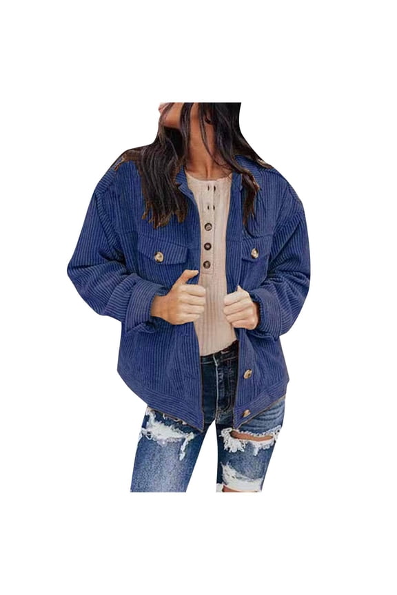 Women's Sweaters Winter Hooded Cardigans Button Up Cable Knit Coats Jackets Outerwear with Pockets Dark Blue, S