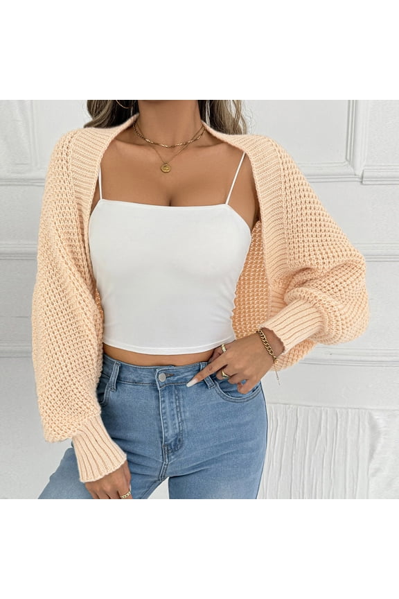 Women's Sweaters and Cardigans Summer Loose Casual Warm Solid Color Shawl Irregular Sweater Cardigan Coat Jacket